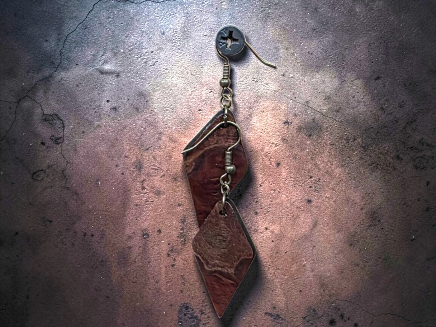 Wood earrings